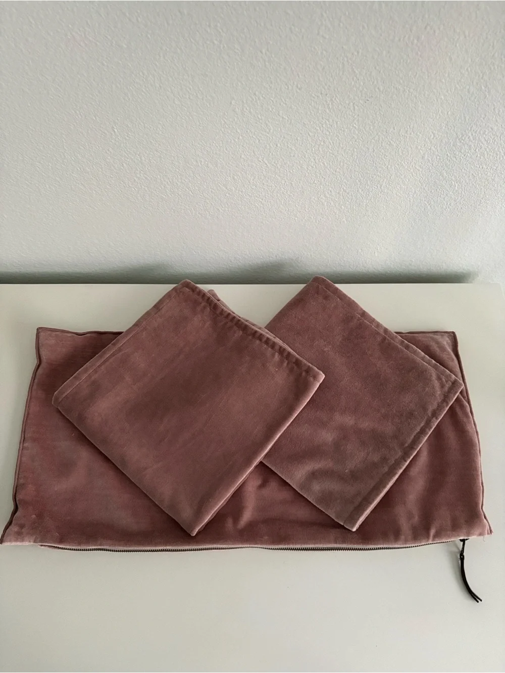 Pottery Barn & Crate&Barrel Velvet Pillow Covers (3)